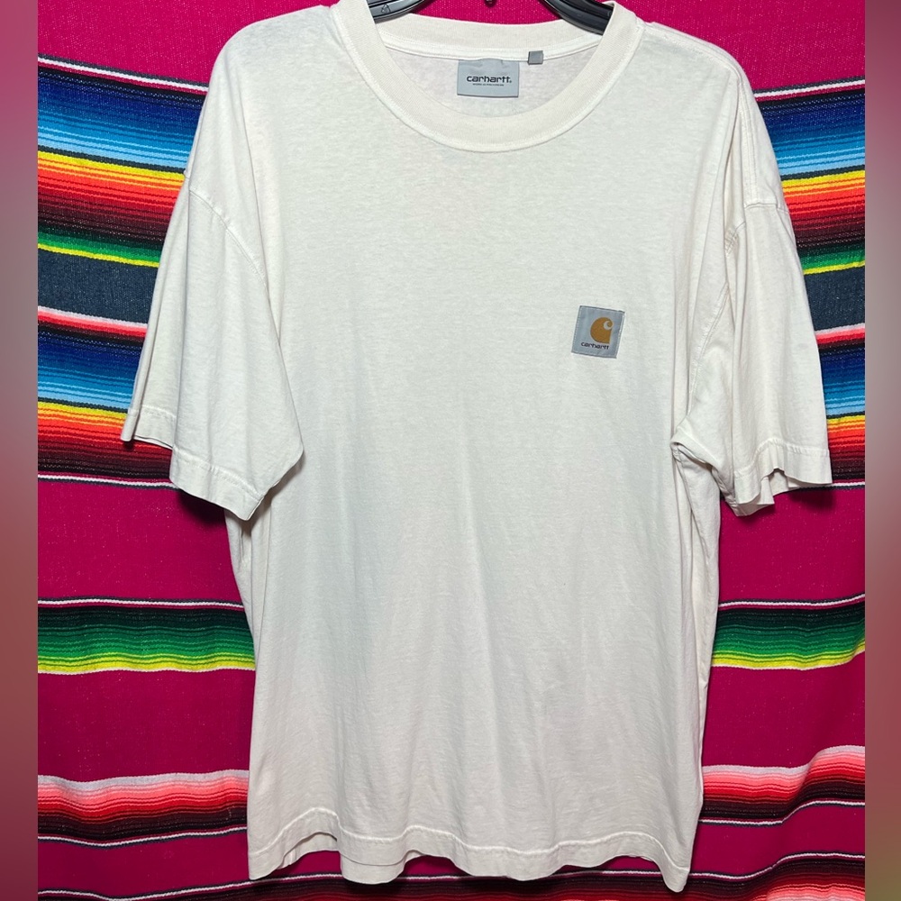 Carhartt WIP Nelson T-Shirt Cream Size Large